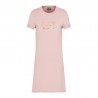 Ea7 Abito Da Spiaggia Copricostume Logo Rosa Donna