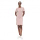 Ea7 Abito Da Spiaggia Copricostume Logo Rosa Donna