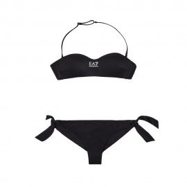 Ea7 Bikini Fascia Nero Donna