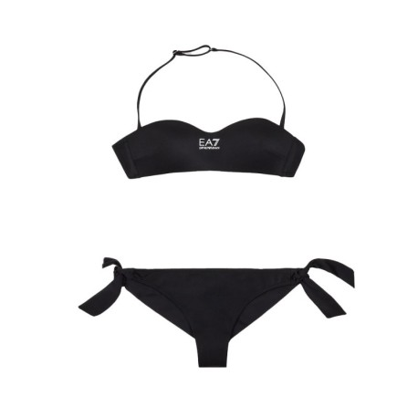 Ea7 Bikini Fascia Nero Donna