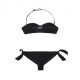 Ea7 Bikini Fascia Nero Donna