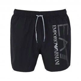 Ea7 Costume Boxer Big Logo Nero Uomo