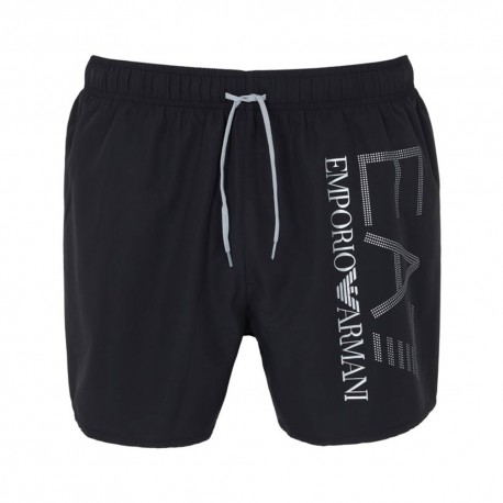 Ea7 Costume Boxer Big Logo Nero Uomo