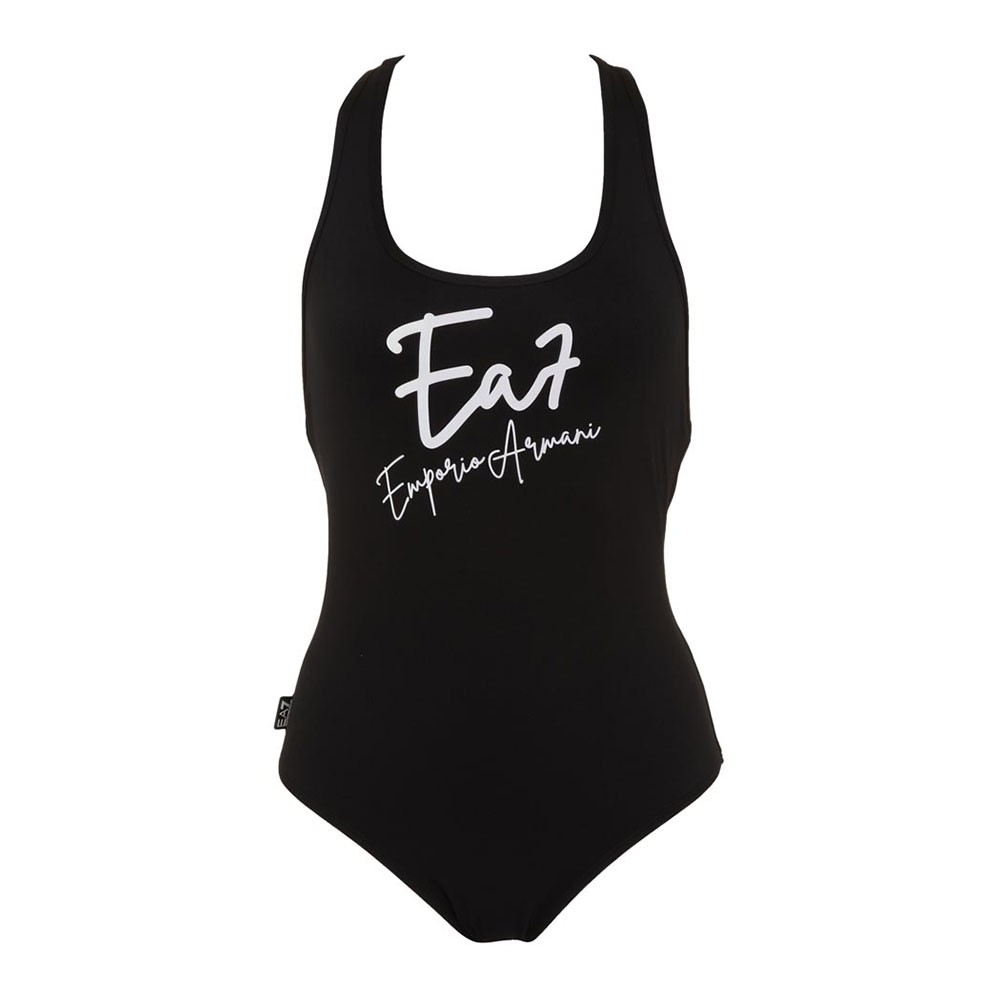 Image of Ea7 Costume Intero Big Logo Nero Donna L cod068
