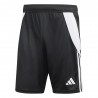 ADIDAS Pantaloncini Calcio Tiro24 Nero Bianco Uomo