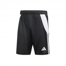 ADIDAS Pantaloncini Calcio Tiro24 Nero Bianco Uomo