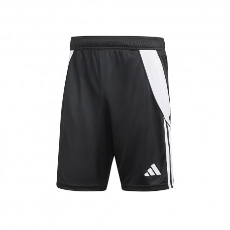 ADIDAS Pantaloncini Calcio Tiro24 Nero Bianco Uomo