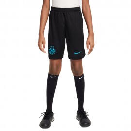Nike Pantaloncini Calcio Inter Home 25 26 Nero Blu Bambino
