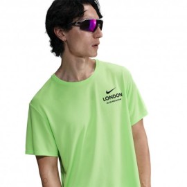 Nike Maglia Running Miler City Marathon Lime Blast Uomo