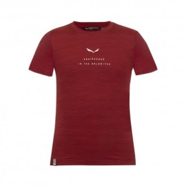 Salewa T-Shirt Eagle Dry Syrah Melange Bambino