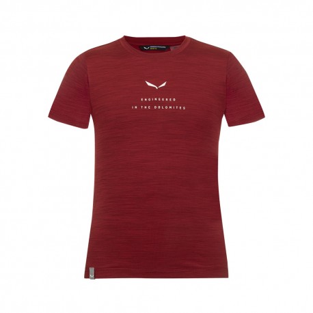 Salewa T-Shirt Eagle Dry Syrah Melange Bambino