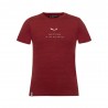 Salewa T-Shirt Eagle Dry Syrah Melange Bambino