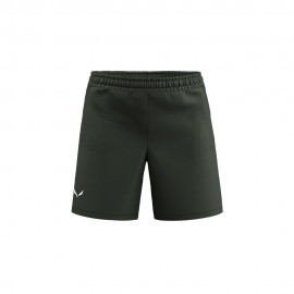 Salewa Pantaloni Corti Trekking Puez Talveno Dark Olive Bambino