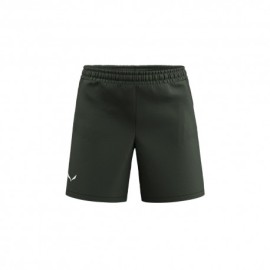 Salewa Pantaloni Corti Trekking Puez Talveno Dark Olive Bambino