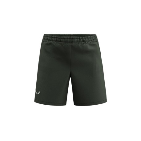 Salewa Pantaloni Corti Trekking Puez Talveno Dark Olive Bambino