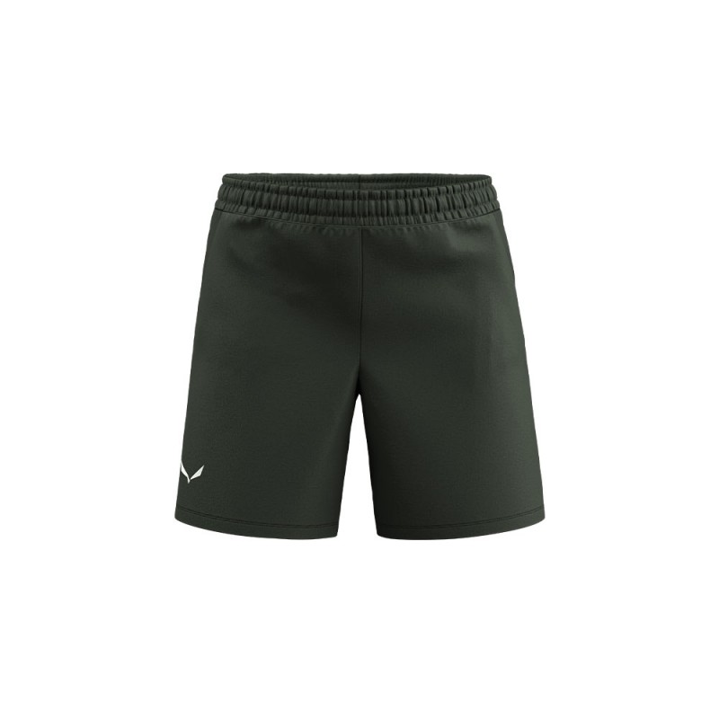 Salewa Pantaloni Corti Trekking Puez Talveno Dark Olive Bambino