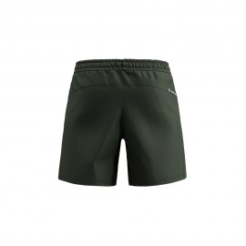 Salewa Pantaloni Corti Trekking Puez Talveno Dark Olive Bambino