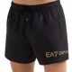 Ea7 Costume Boxer Logo Piccolo Nero Uomo
