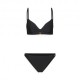 Ea7 Bikini Piquet Blu Donna