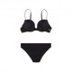 Ea7 Bikini Logo Nero Donna