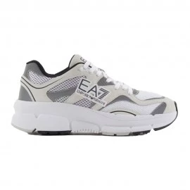 Ea7 Crave Mesh Bianco Nero - Sneakers Donna