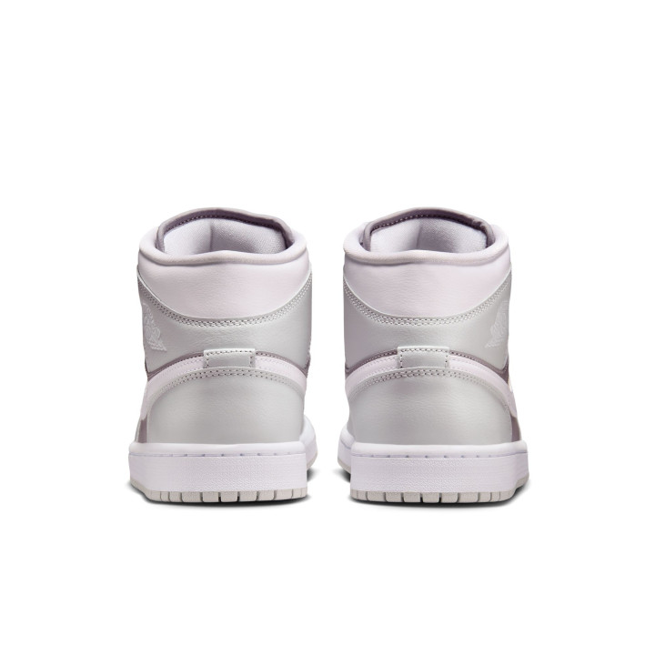 Nike Air Jordan 1 Mid Grigio/Bianco  - Sneakers Donna