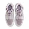 Nike Air Jordan 1 Mid Grigio/Bianco  - Sneakers Donna