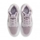 Nike Air Jordan 1 Mid Grigio/Bianco  - Sneakers Donna