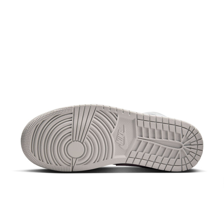 Nike Air Jordan 1 Mid Grigio/Bianco  - Sneakers Donna