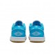 Nike Air Jordan 1 Low Bianco/Azzurro  - Sneakers Donna