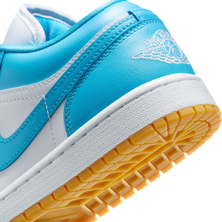 Nike Air Jordan 1 Low Bianco/Azzurro  - Sneakers Donna
