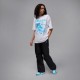 Nike Air Jordan 1 Low Bianco/Azzurro  - Sneakers Donna