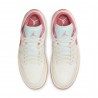 Nike Air Jordan 1 Low Bianco/Rosa  - Sneakers Donna