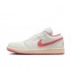 Nike Air Jordan 1 Low Bianco/Rosa  - Sneakers Donna