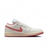 Nike Air Jordan 1 Low Bianco/Rosa  - Sneakers Donna