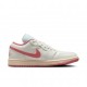 Nike Air Jordan 1 Low Bianco/Rosa  - Sneakers Donna