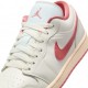 Nike Air Jordan 1 Low Bianco/Rosa  - Sneakers Donna