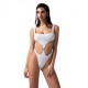 Effek Trikini Goffrato Bianco Donna