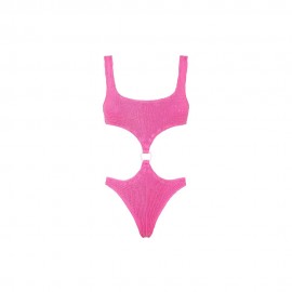 Effek Trikini Goffrato Fuxia Fluo Donna