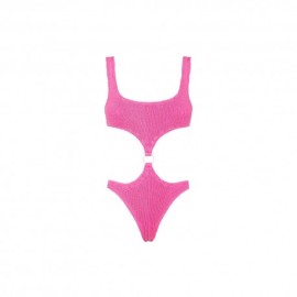 Effek Trikini Goffrato Fuxia Fluo Donna