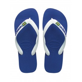 Infradito Mare Brasil logo blu royal