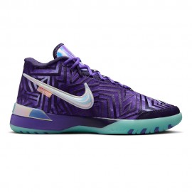 Nike Lebron Nxxt Genisus Qs Violet Bianco Purple - Scarpe Basket Uomo