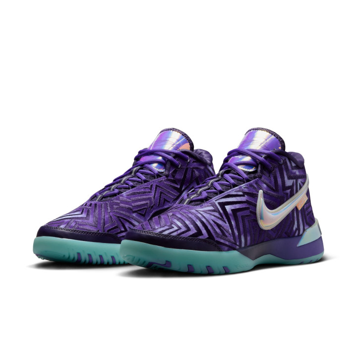 Nike Lebron Nxxt Genisus Qs Violet Bianco Purple - Scarpe Basket Uomo