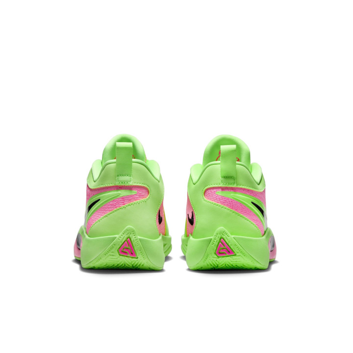 Nike Giannis Freak 6 Gs Lime Grey Rosa - Scarpe Basket Bambino