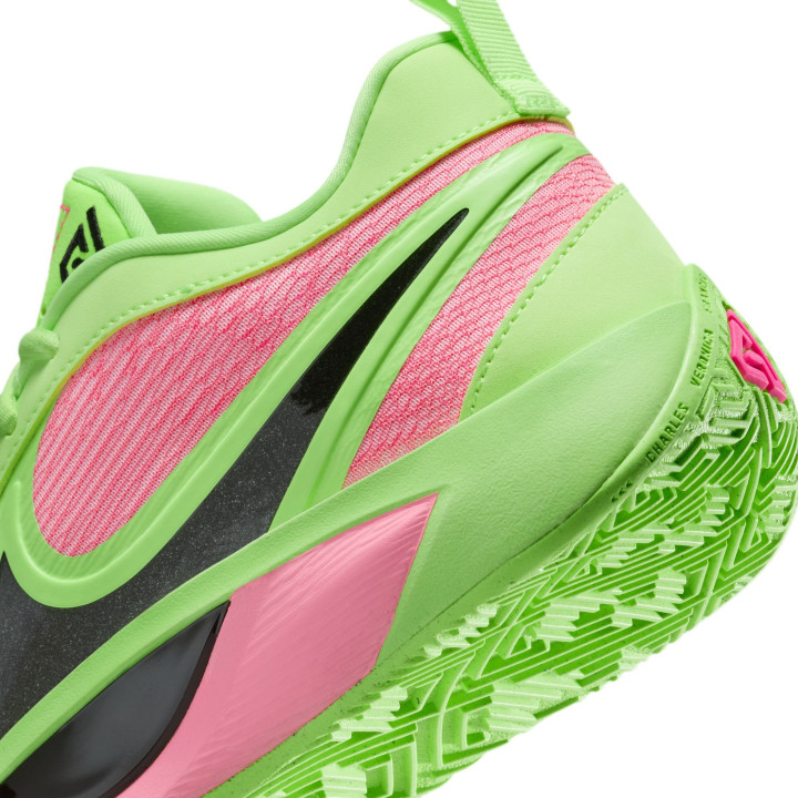 Nike Giannis Freak 6 Gs Lime Grey Rosa - Scarpe Basket Bambino