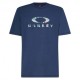 Oakley T-Shirt Logo Fantasia Blu Uomo