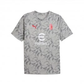 Puma Maglia Pre Partita  Ac Milan 25-26 Grigio Bianco Ragazzo