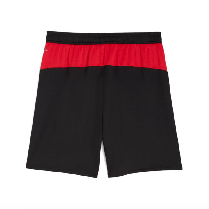 Puma Pantaloncini Calcio Ac Milan Home 25-26 Rosso Nero Bambino