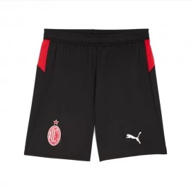 Puma Pantaloncini Calcio Ac Milan Home 25-26 Rosso Nero Uomo