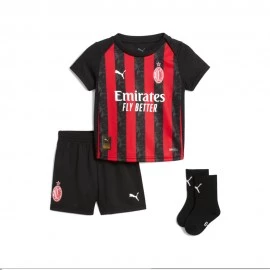 Puma Completo Calcio Neonato Ac Milan Home 25-26 Rosso Nero